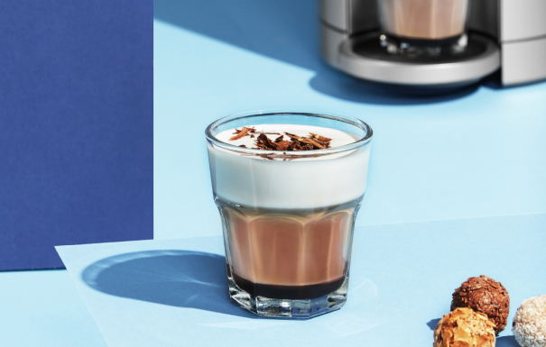Cappuccino made with Spinn Original coffee maker